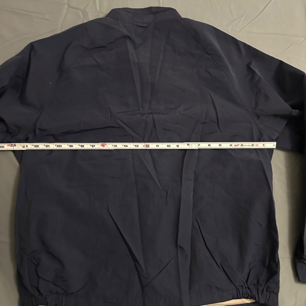 Men's Water Resistant Black Jacket St John's Bay XL Navy - Picture 6 of 6